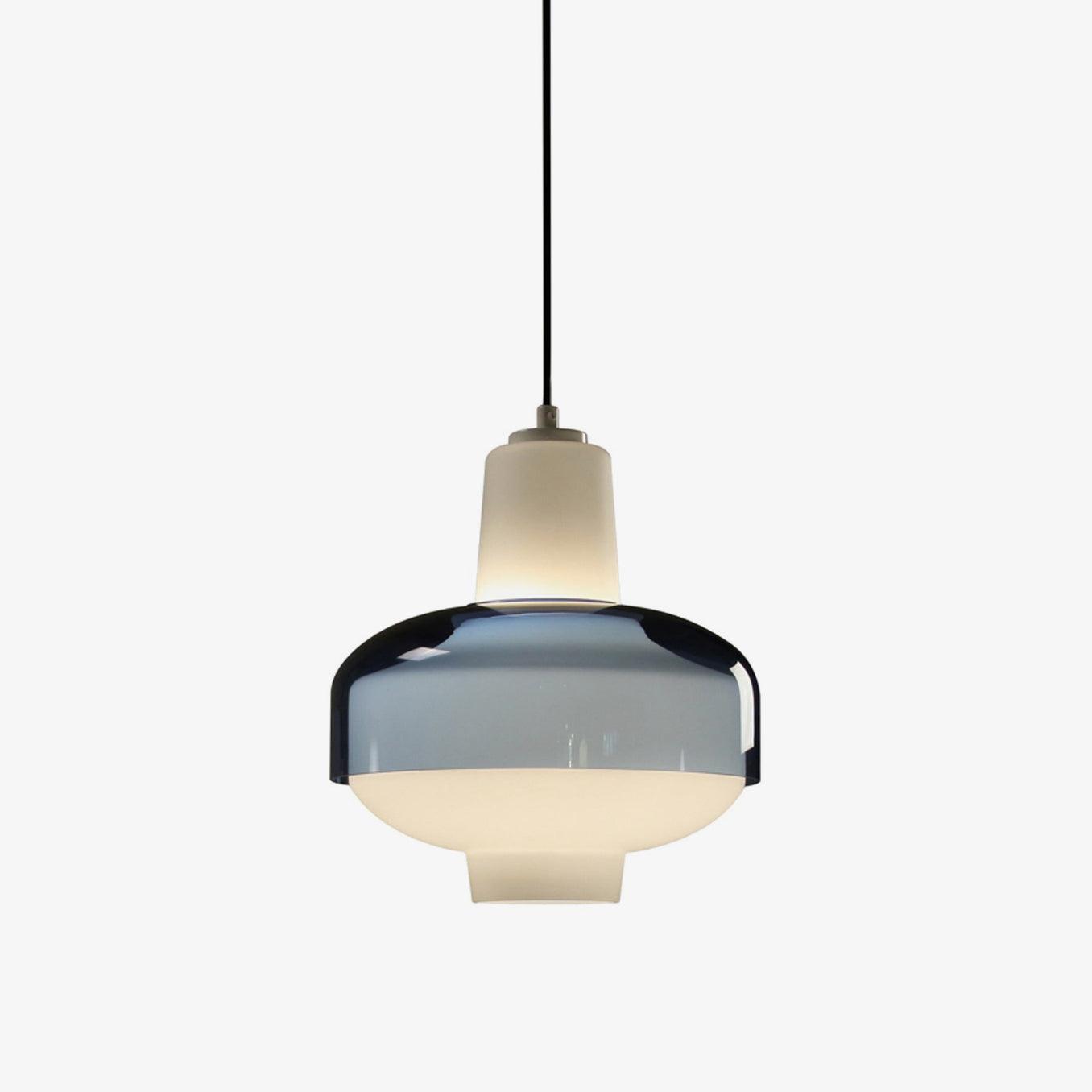 Littala Pendant Lamp Dia 11″ x H 13.8″ / Dia 28cm x H 35cm / Blue + White Pendant light