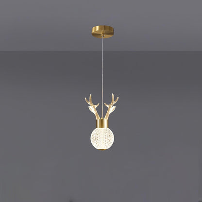 Little Deer Pendant Lamp 1heads Dia 7.8″ x H 6.6″/ Dia 20cm x H 17cm / Textured / Warm White Pendant light