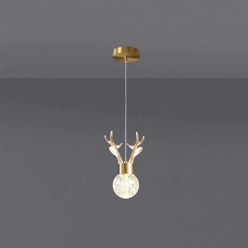 Little Deer Pendant Lamp 1heads Dia 7.8″ x H 6.6″/ Dia 20cm x H 17cm / Bubble / Warm White Pendant light