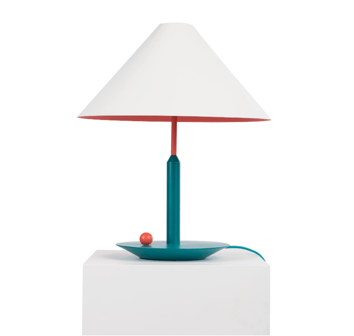Little Eliah Table Lamp Dia 16.5″ x H 21.6″ / Dia 42cm x H 55cm / Red + Green / US Plug Table lamp