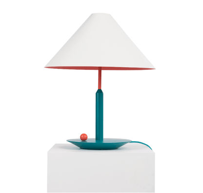 Little Eliah Table Lamp Dia 16.5″ x H 21.6″ / Dia 42cm x H 55cm / Red + Green / US Plug Table lamp