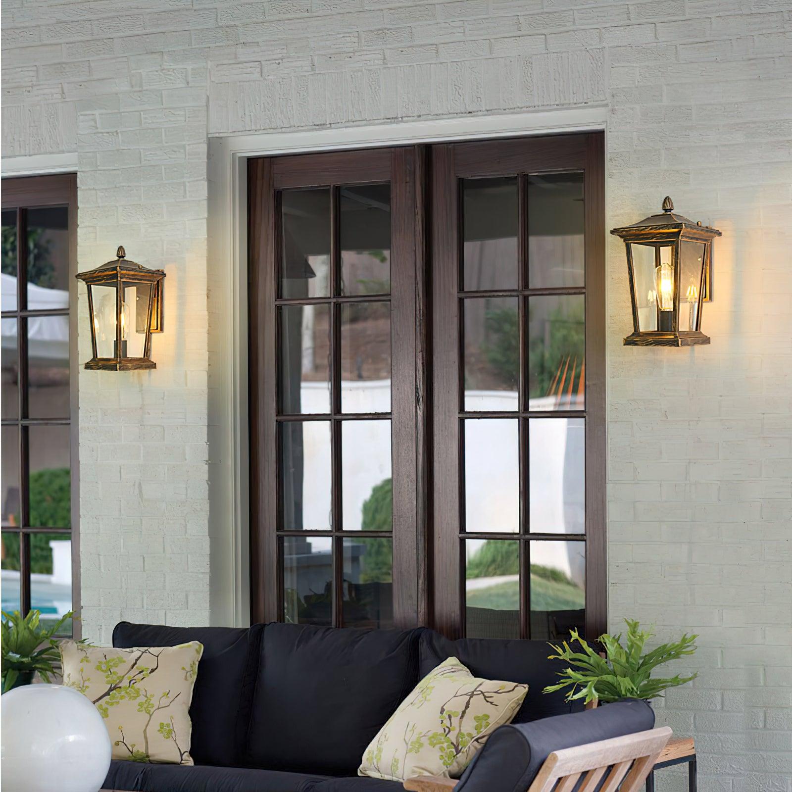 Lodge Birdcage Outdoor Wall Lamp Outdoor Lighting