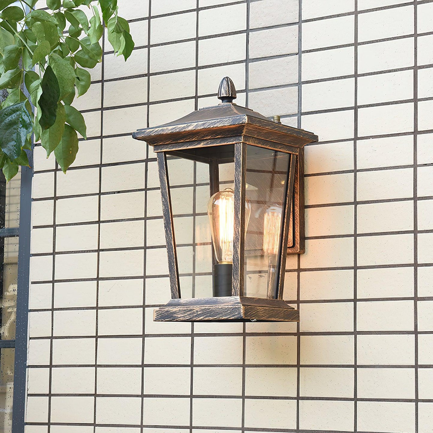 Lodge Birdcage Outdoor Wall Lamp Outdoor Lighting