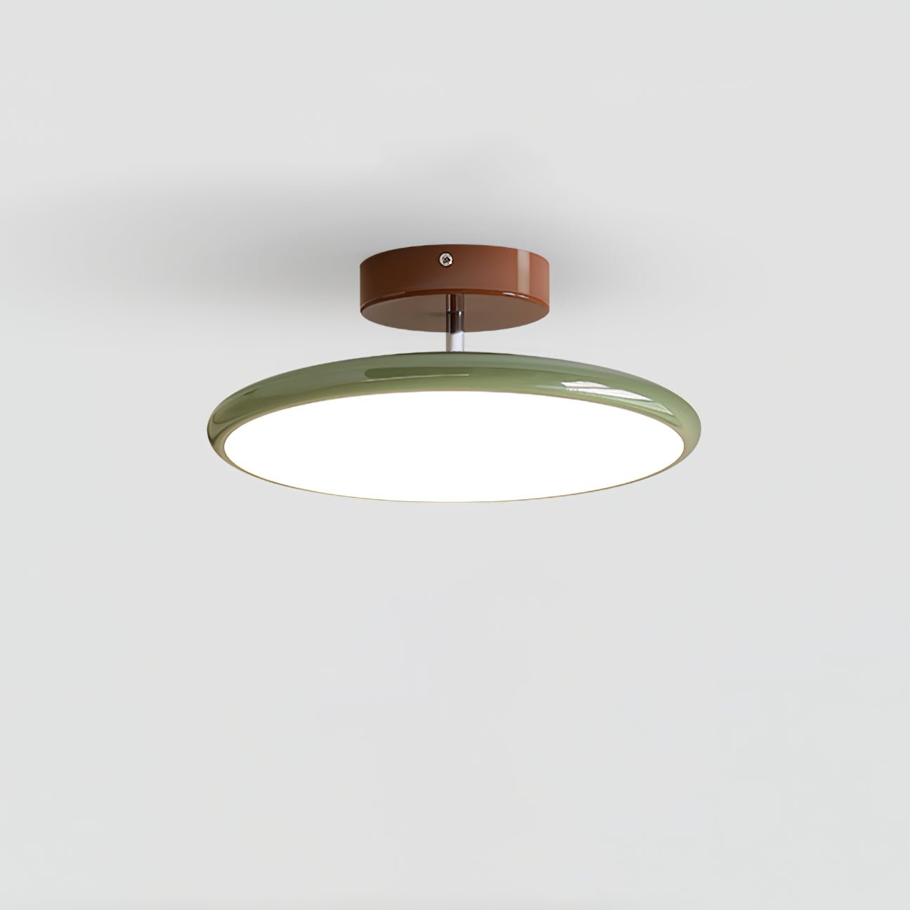Lola Adjustable Ceiling Lamp ? 11.8″ x H 3.5″ / Green / Warm Light Ceiling lamp