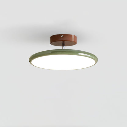 Drift Adjustable Ceiling Lamp ? 11.8″ x H 3.5″ / Green / Triac Warm Dimming