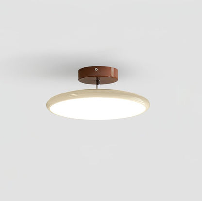 Drift Adjustable Ceiling Lamp Dia 11.8″ x H 3.5″ / Beige / Triac Warm Dimming