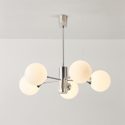 Lola Chandelier 5 heads Dia 26.4″ x H 11″ / Dia 67cm x H 28cm / Chrome Chandelier