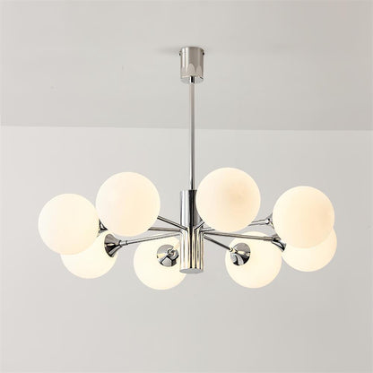 Lola Chandelier 8 heads Dia 30.3″ x H 11″ / Dia 77cm x H 28cm / Chrome Chandelier