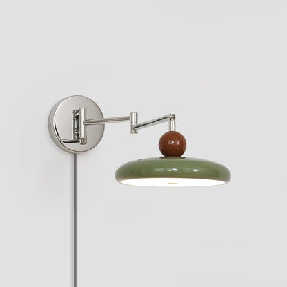 Lola Plug-in Wall Lamp ? 7.9″ x H 4.7″ / Green / US Plug Wall lamp