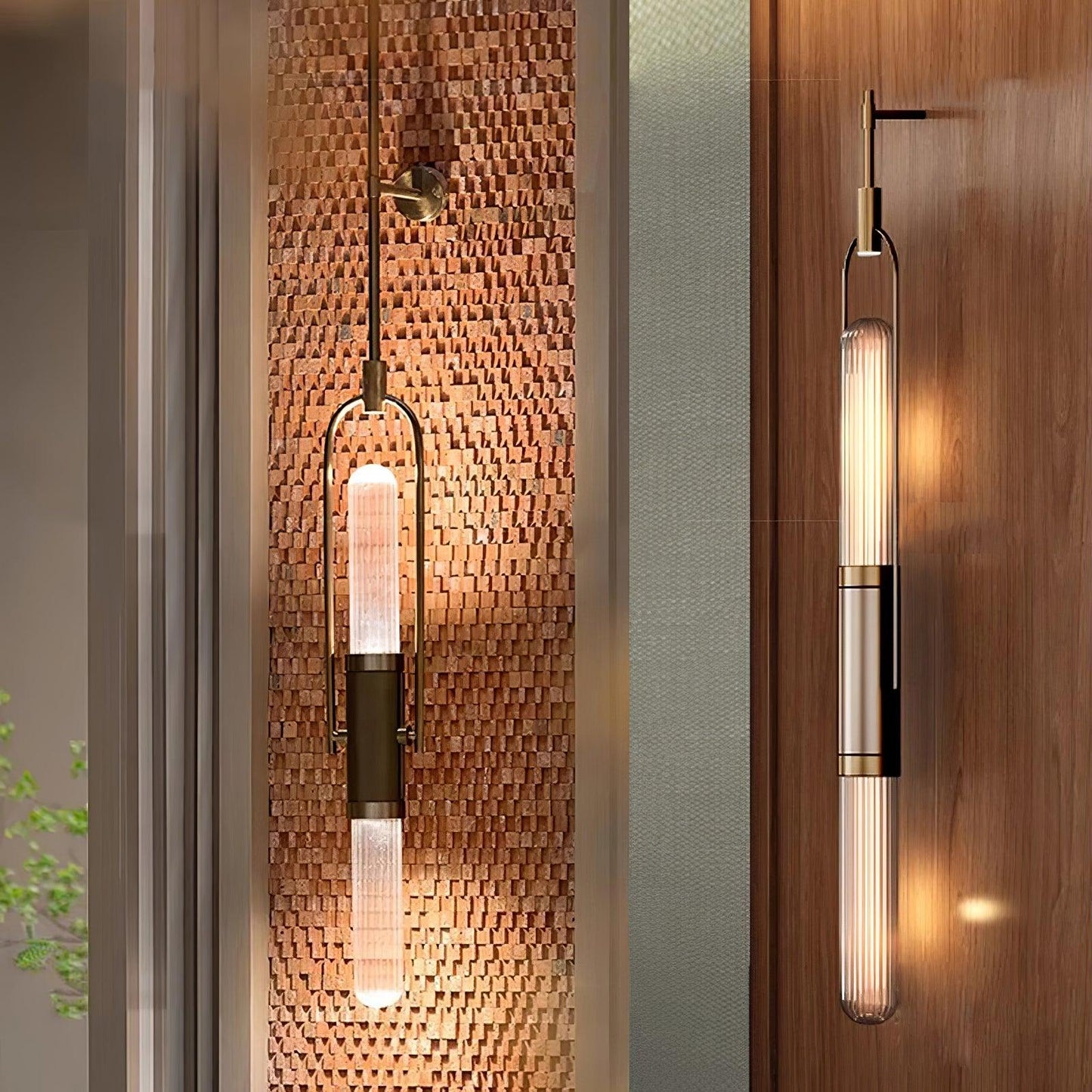 Long Arc Glass Wall Lamp Wall lamp