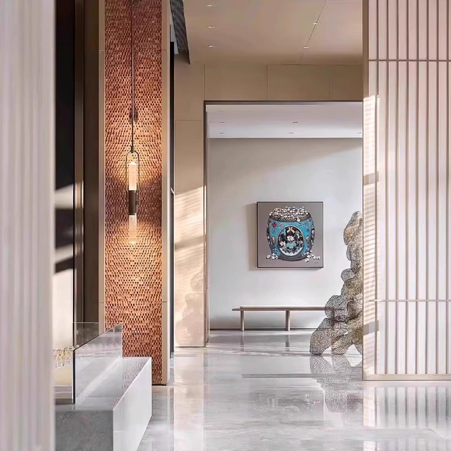 Long Arc Glass Wall Lamp Wall lamp