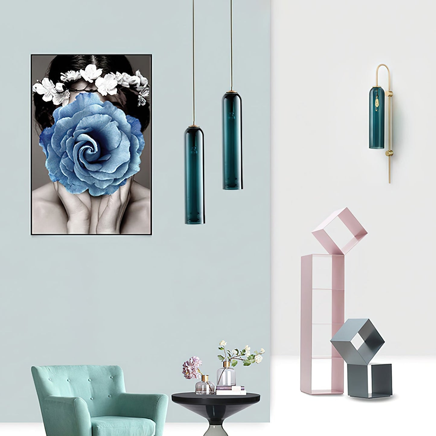 Long Tube Glass Pendant Light Pendant light