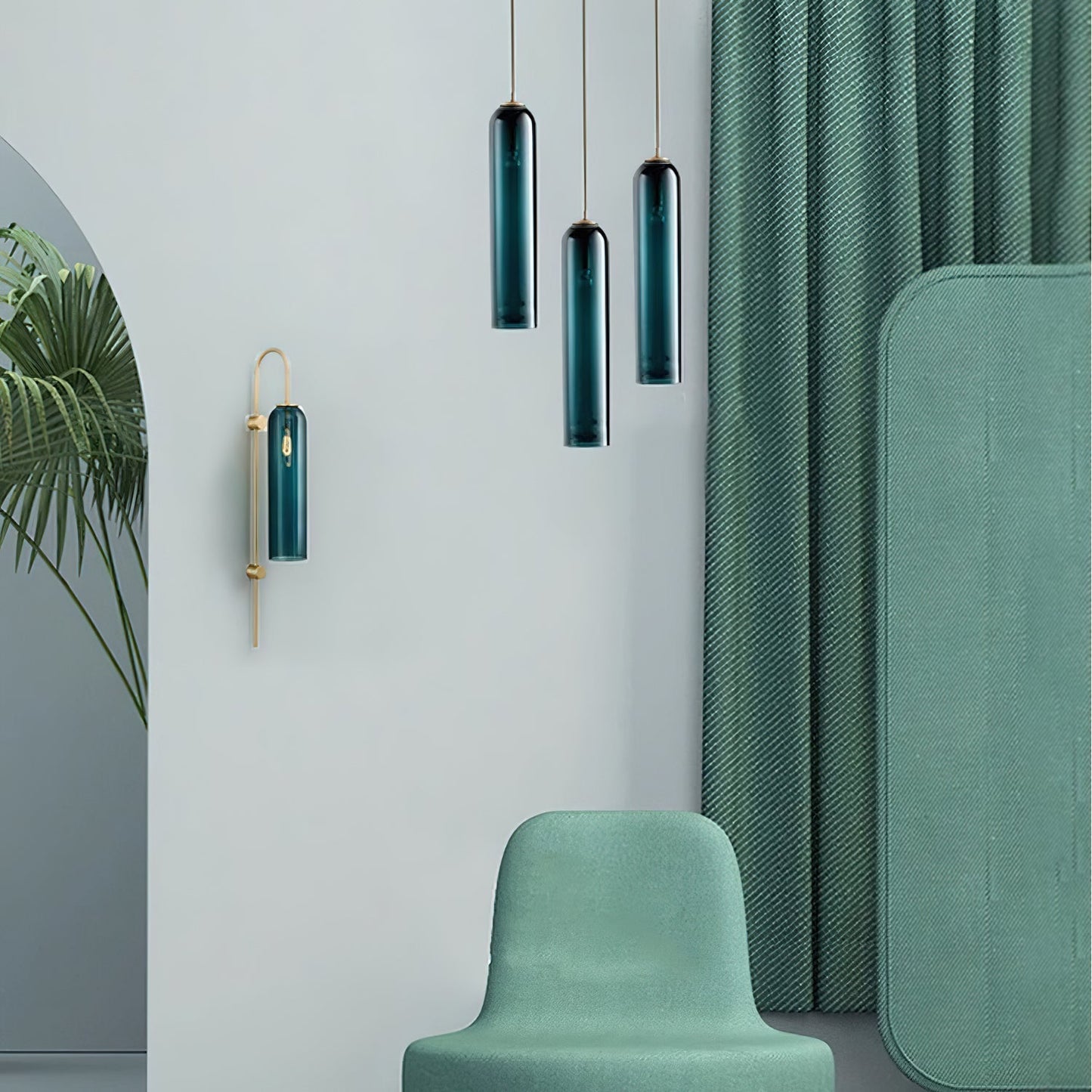 Long Tube Glass Pendant Light Pendant light