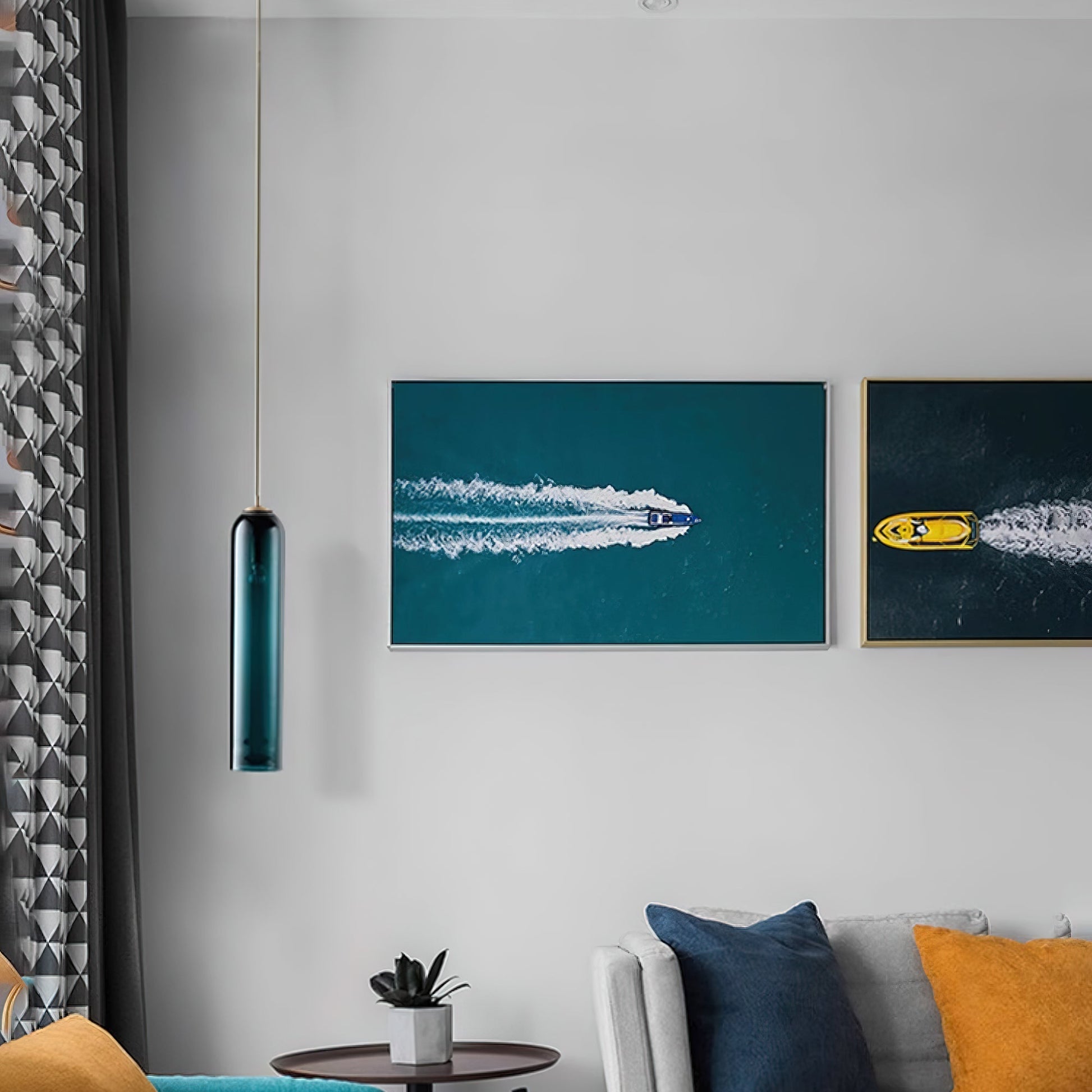 Long Tube Glass Pendant Light Pendant light