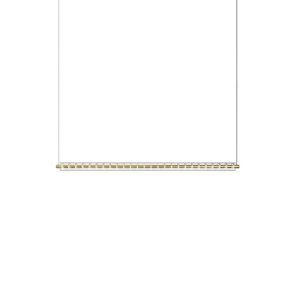 Loop Pendant lamp L 47.2″ x H 59’’ / L 120cm x H 150cm / Gold & Clear / Warm Light Pendant light