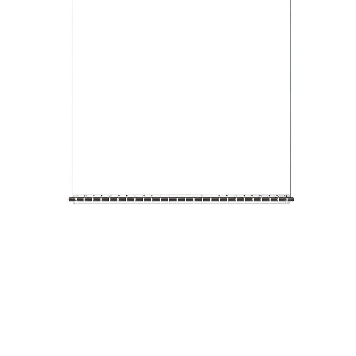 Loop Pendant lamp L 47.2″ x H 59’’ / L 120cm x H 150cm / Black & Clear / Warm Light Pendant light