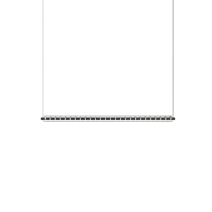 Loop Pendant lamp L 47.2″ x H 59’’ / L 120cm x H 150cm / Black & Clear / Warm Light Pendant light