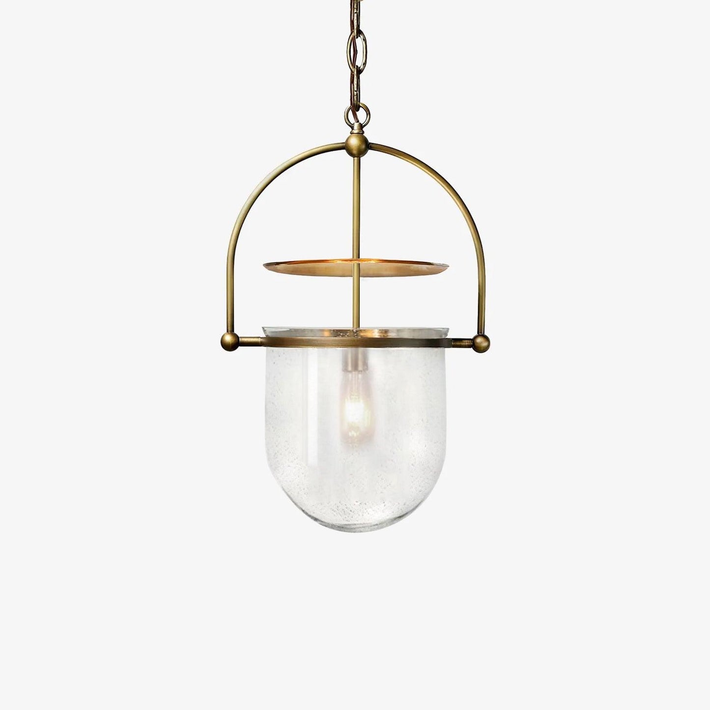 Lorford Cup Pendant Light Dia 13.4″ x H 19.7″ / Dia 34cm x H 50cm / Gold & Clear Pendant light