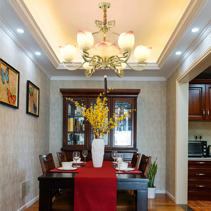 Lotus Bloom Chandelier Chandelier