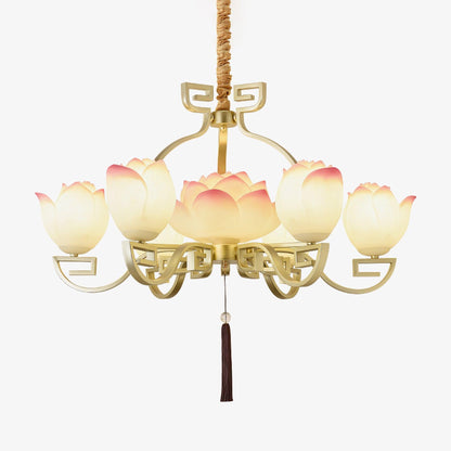 Lotus Bloom Chandelier Chandelier