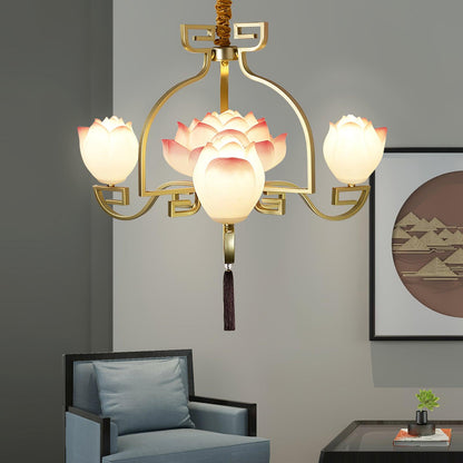 Lotus Bloom Chandelier Chandelier
