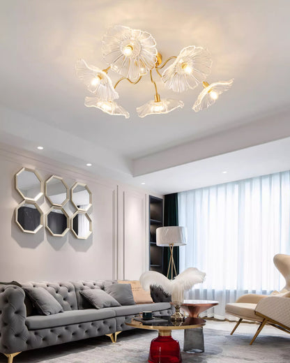 Lotus Leaf Glass Ceiling Lamp Ceiling lamp