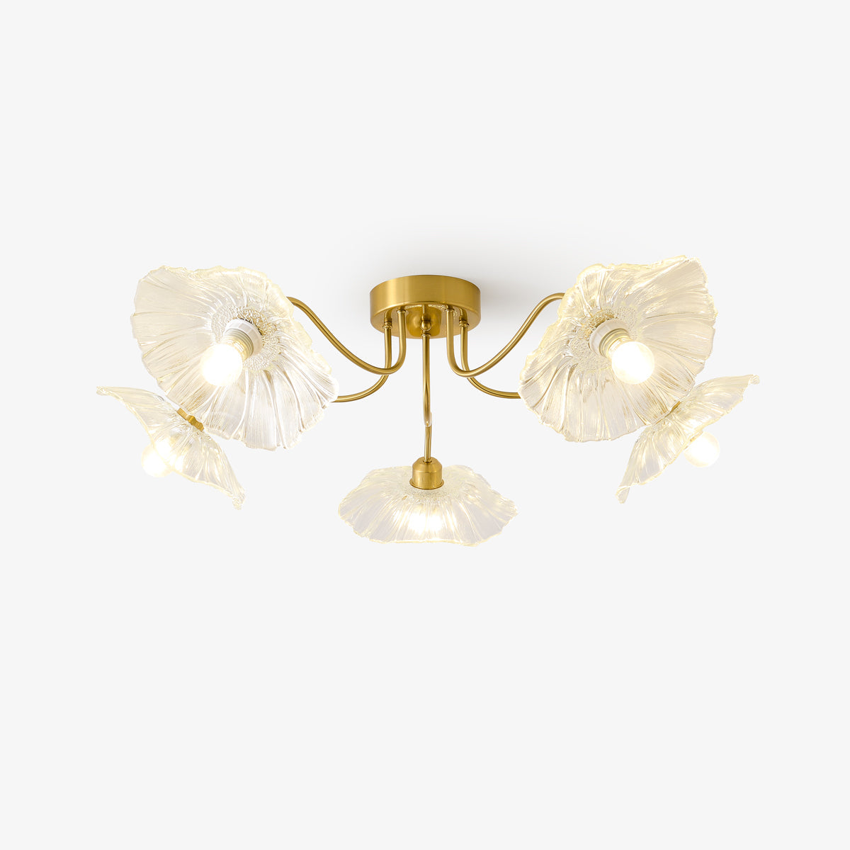 Lotus Leaf Glass Ceiling Lamp Ceiling lamp