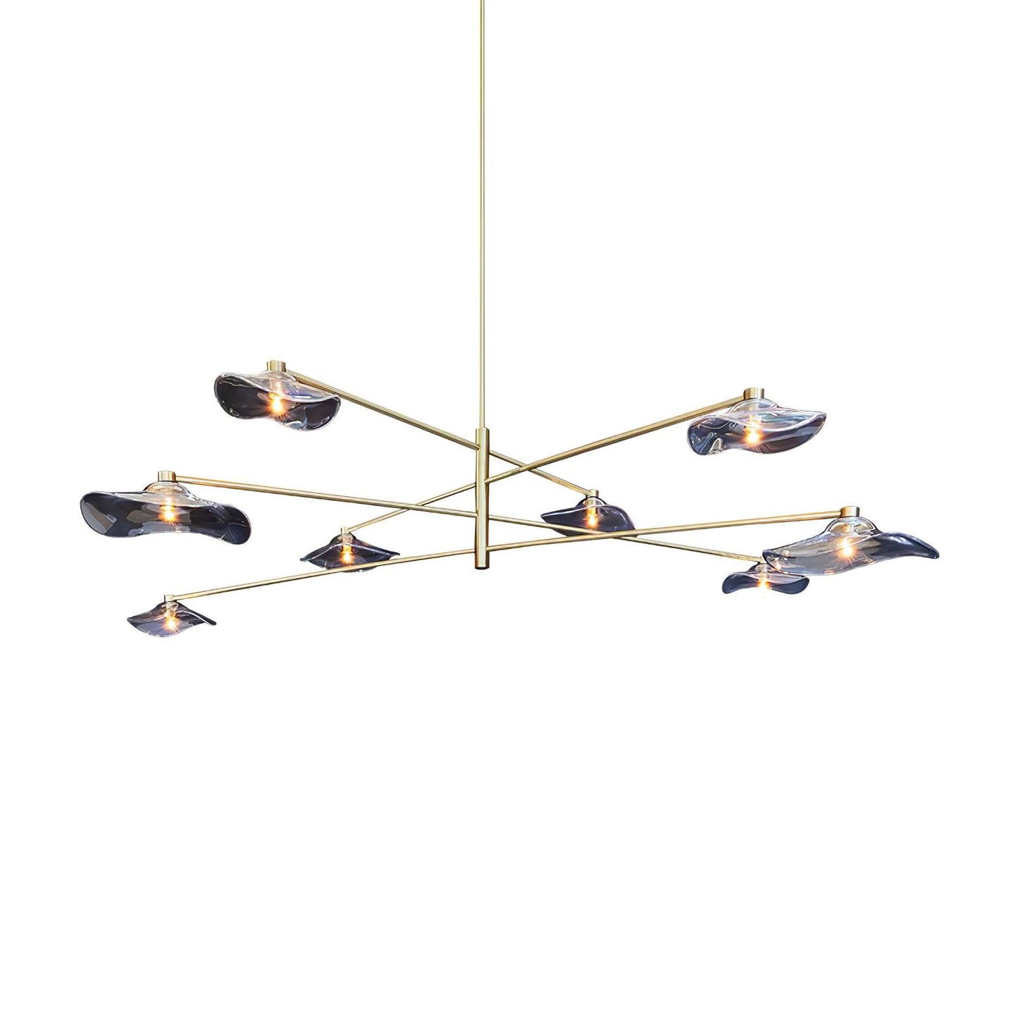 Lotus Leaves Glass Chandelier Pendant light