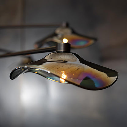 Lotus Leaves Glass Chandelier Pendant light