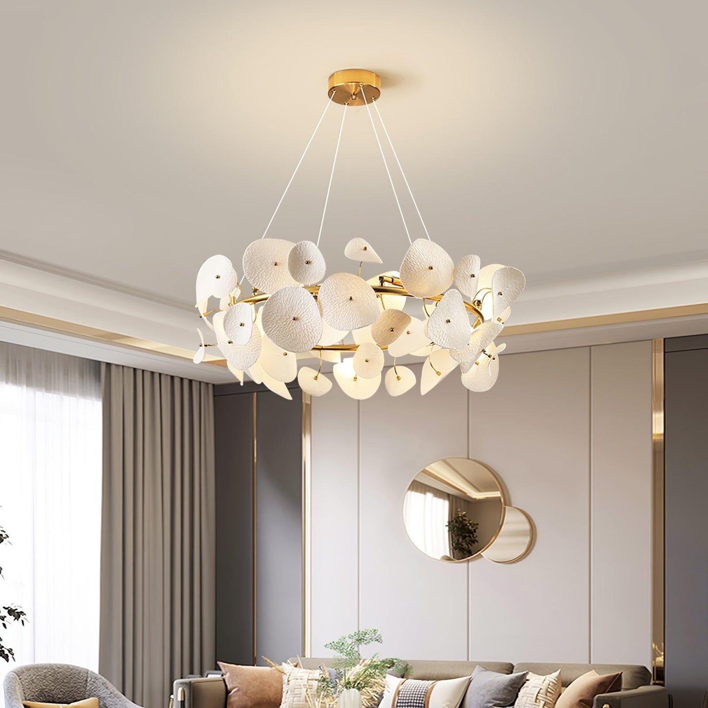 Lotus Petal Chandelier Chandelier