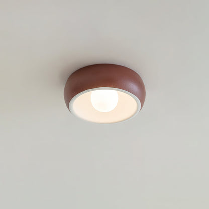 Louis Round Ceiling Light Dia 11.8″ x H 4.3″ / Red Ceiling lamp