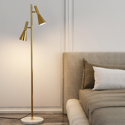 Lron Mouth Floor Lamp Dia 10.6″ x H 60.6″ / Dia 27cm x H 154cm / Gold / US Plug Floor lamp