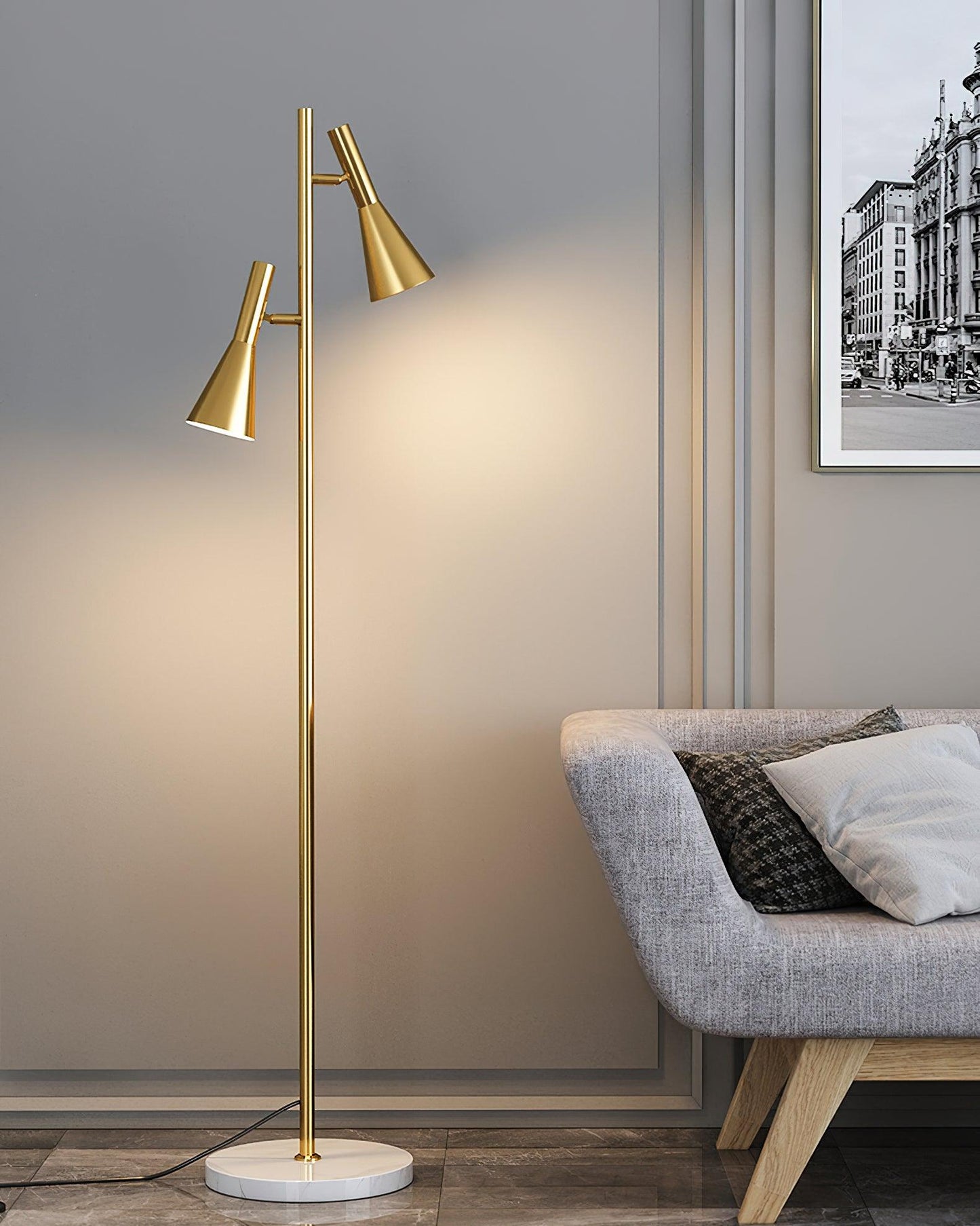 Lron Mouth Floor Lamp Floor lamp