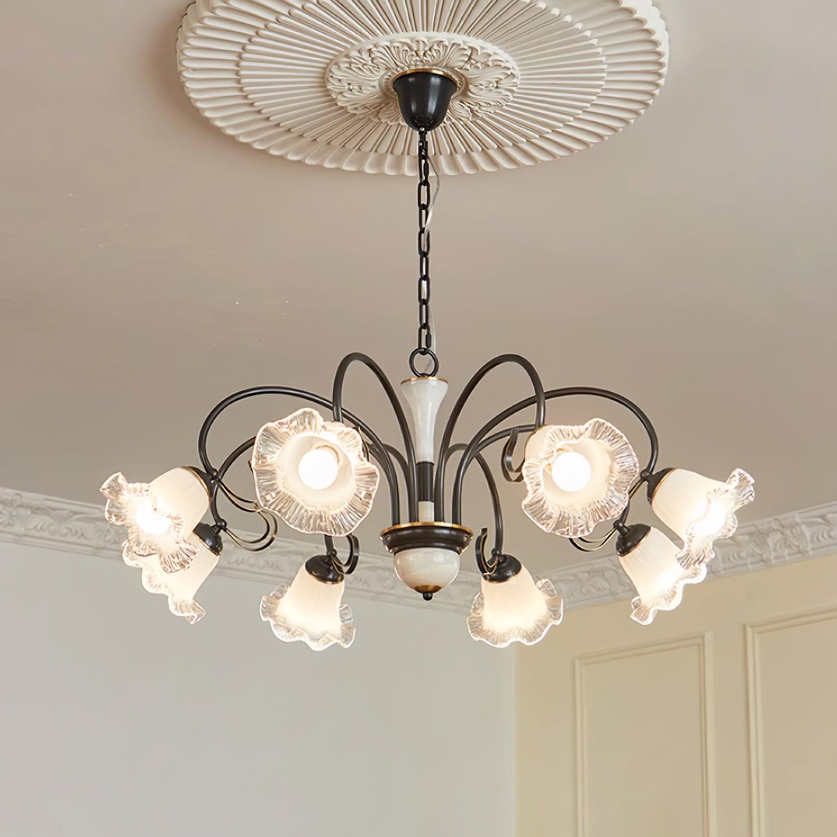 Luce Black Chandelier Chandelier