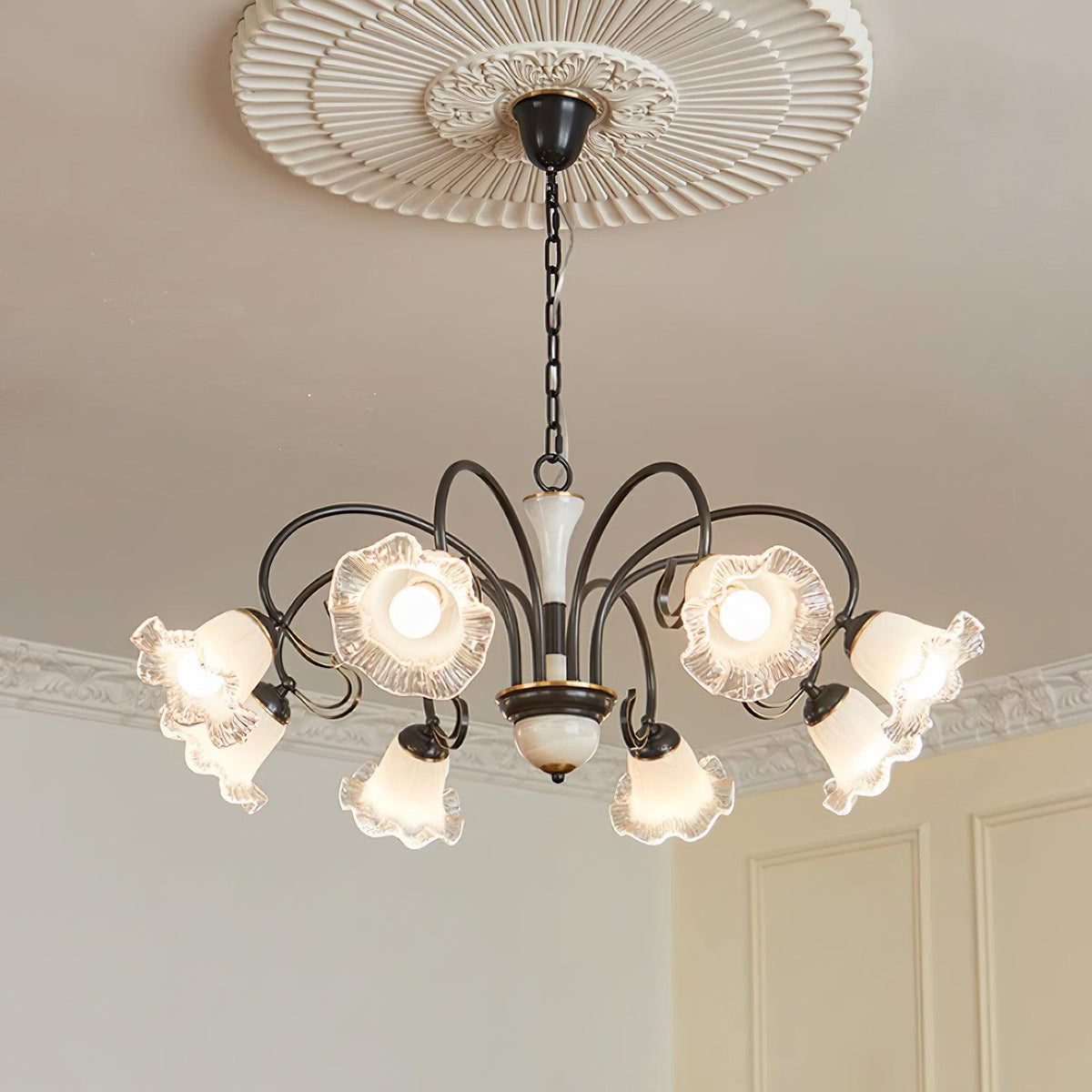 Luce Black Chandelier Chandelier