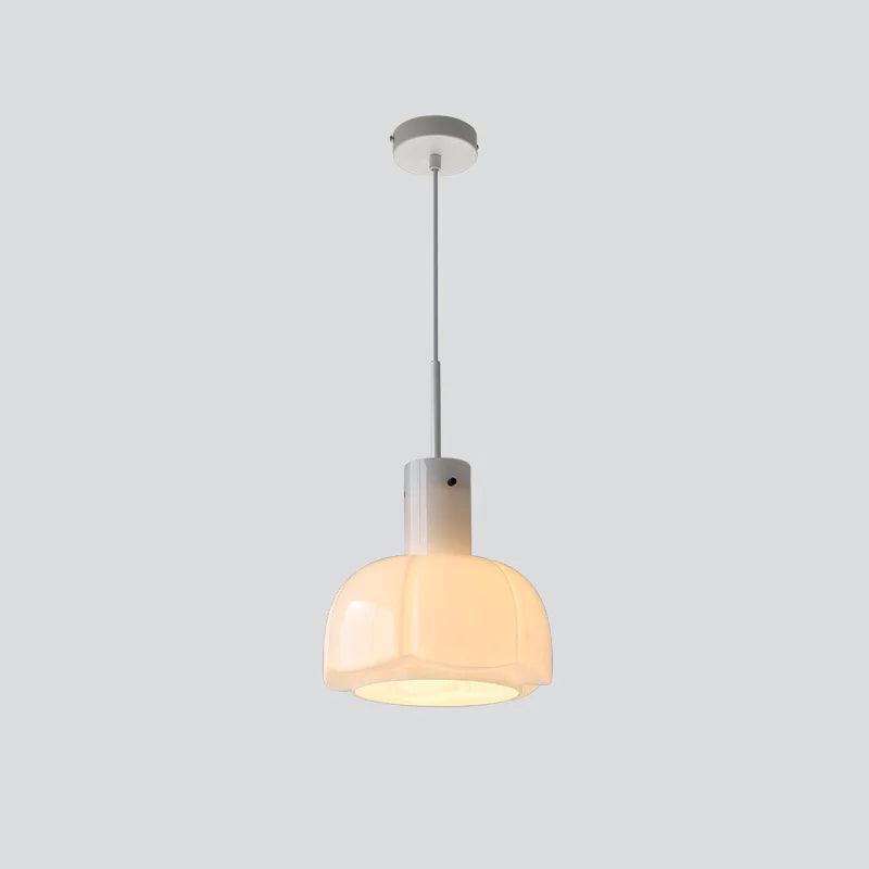 Lumina Petal Glass Pendant Light Dia 10.2″ x H 15.7″ / Dia 26cm x H 40cm / White Pendant light