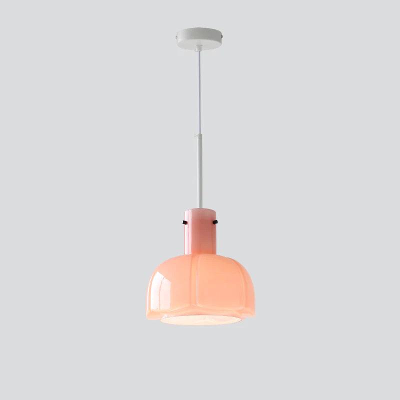 Lumina Petal Glass Pendant Light Dia 10.2″ x H 15.7″ / Dia 26cm x H 40cm / Pink Pendant light