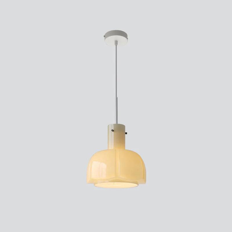Lumina Petal Glass Pendant Light Dia 10.2″ x H 15.7″ / Dia 26cm x H 40cm / Beige Pendant light