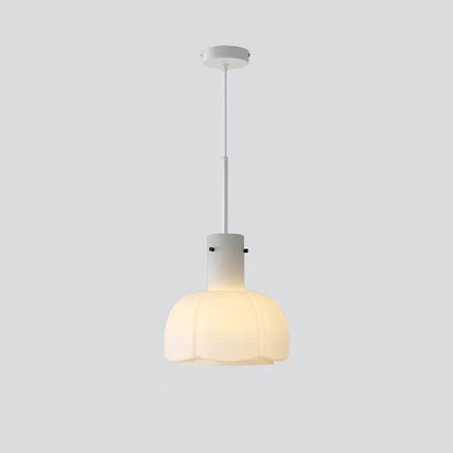 Lumina Petal Glass Pendant Light Dia 10.2″ x H 15.7″ / Dia 26cm x H 40cm / Frosted White Pendant light