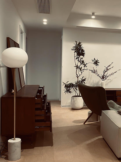 Lumina Pillar Orb Floor Lamp Floor lamp