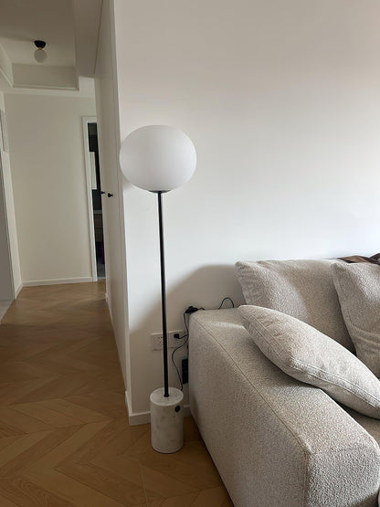 Lumina Pillar Orb Floor Lamp Floor lamp
