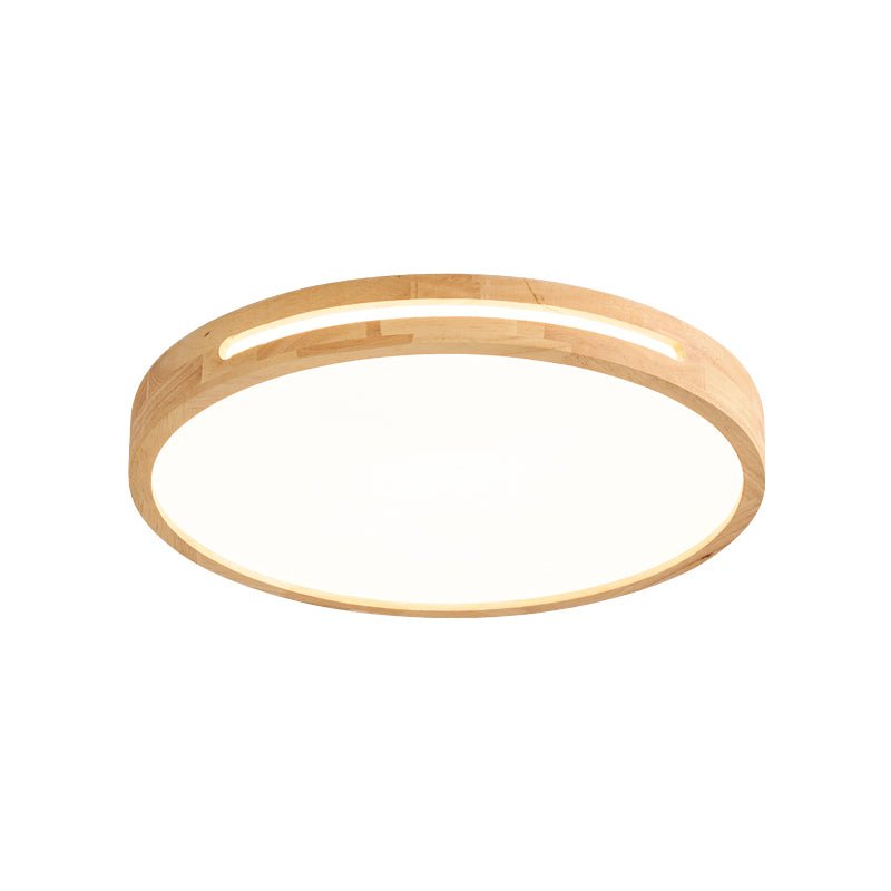 Lumis Halo Ceiling Light Circle: Dia 19.7″ x H 2.2″ / Wood Color / Warm Light 1001 Ceiling lamp