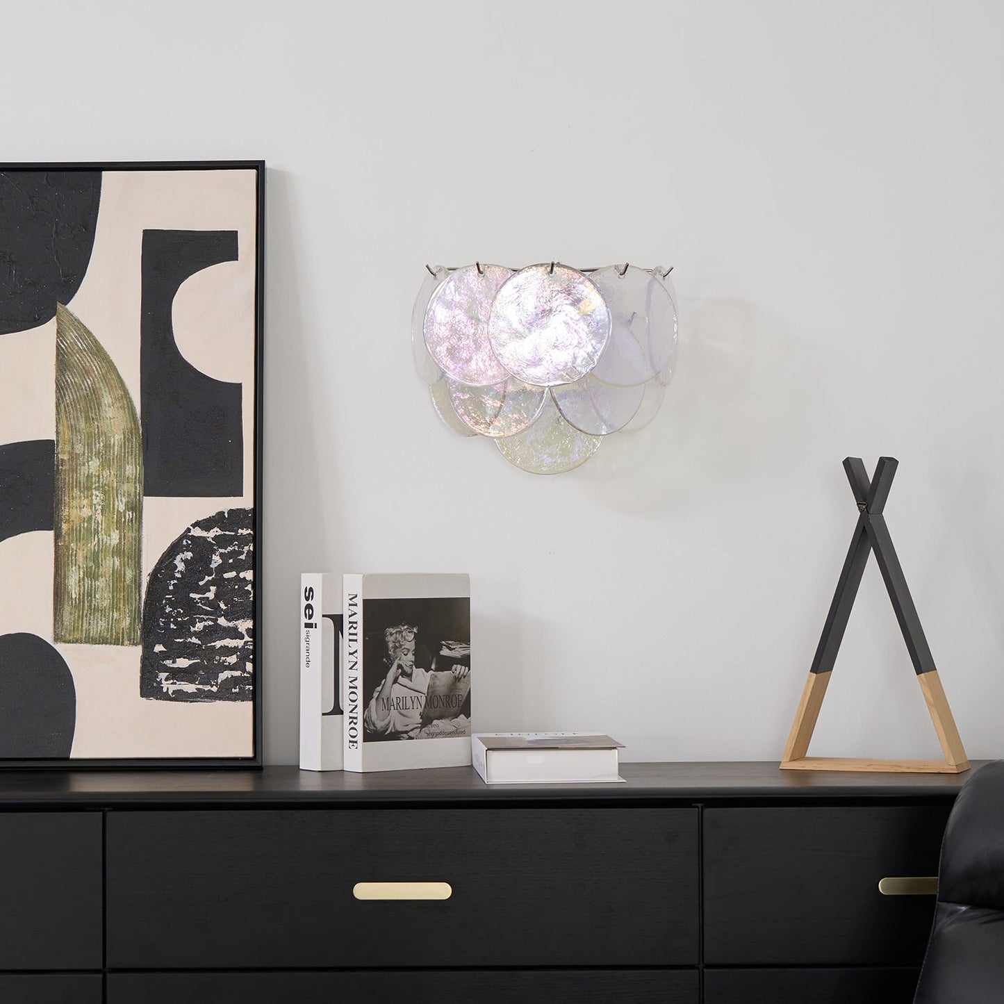 Lunaria Disc Murano Wall Lamp 1001 Wall lamp