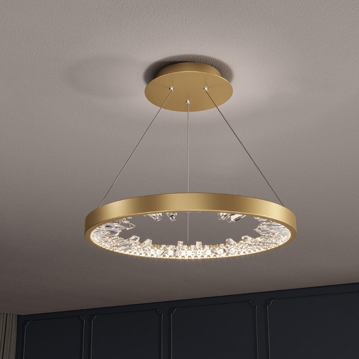 Luxury Circle Crystal Chandelier Chandelier