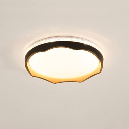 Lyric Ceiling Light Model A Dia 19.7″ x H 3.1″ / Dia 50cm x H 8cm / Black / Warm light Ceiling lamp