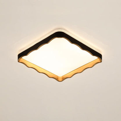 Lyric Ceiling Light Model B Dia 19.7″ x H 3.1″ / Dia 50cm x H 8cm / Black / Warm light Ceiling lamp