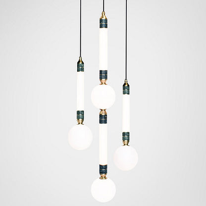 Greenstone LED Multi-Light Pendant