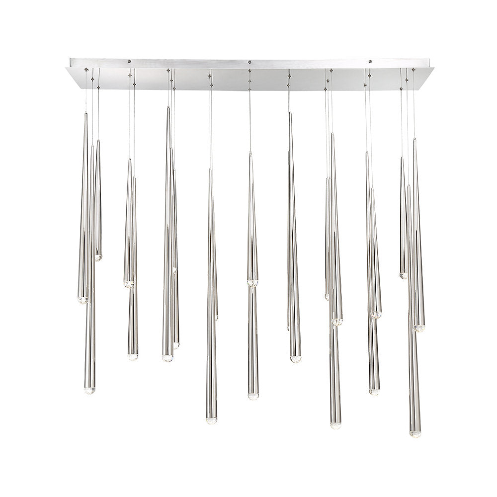 Cascade Rectangular Multi-Light LED  Pendant