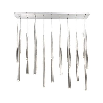 Cascade Rectangular Multi-Light LED  Pendant