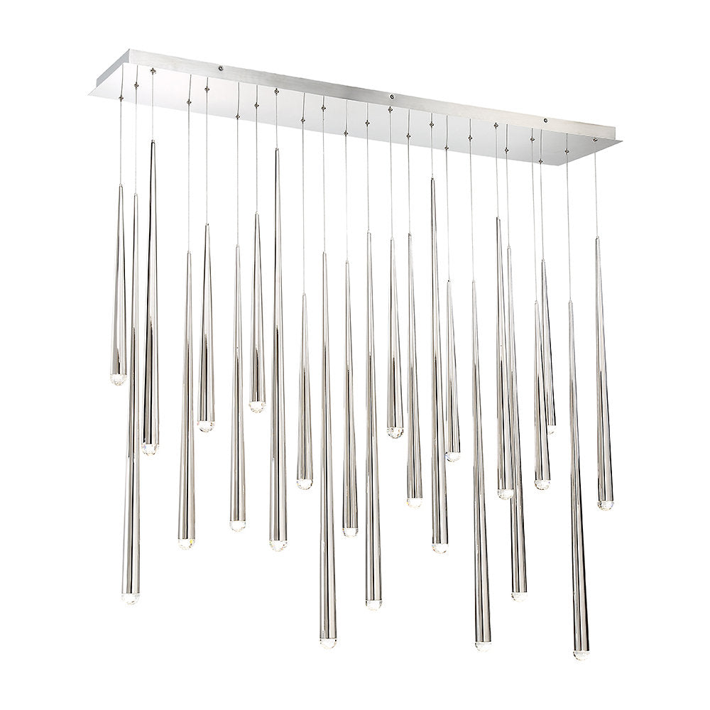 Cascade Rectangular Multi-Light LED  Pendant